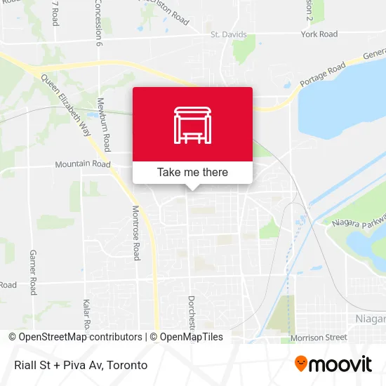 Riall St + Piva Av map