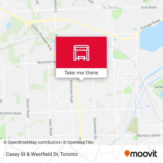 Casey St & Westfield Dr map