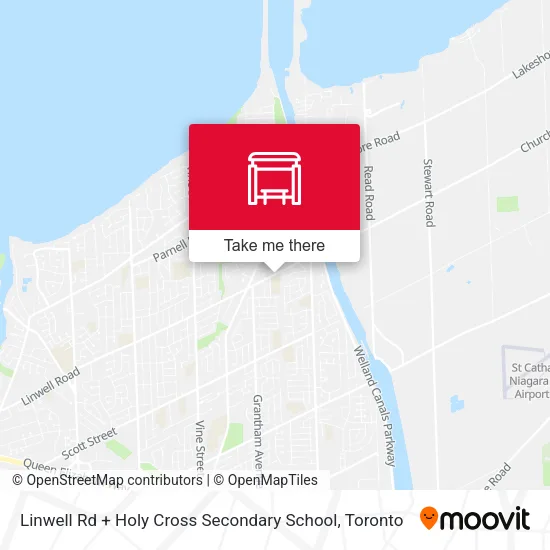Linwell Rd + Holy Cross Secondary School map