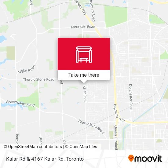 Kalar Rd & 4167 Kalar Rd map
