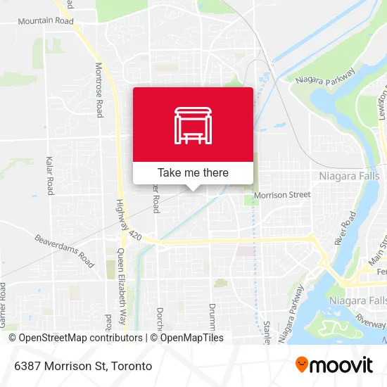 6387 Morrison St map