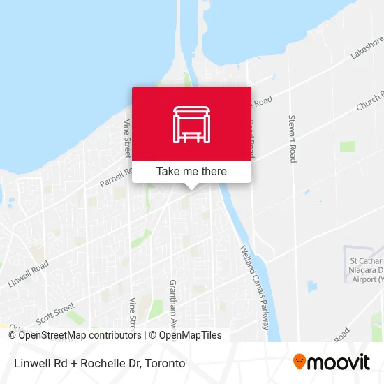 Linwell Rd + Rochelle Dr map