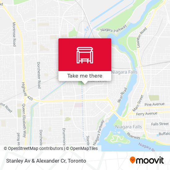 Stanley Av & Alexander Cr map