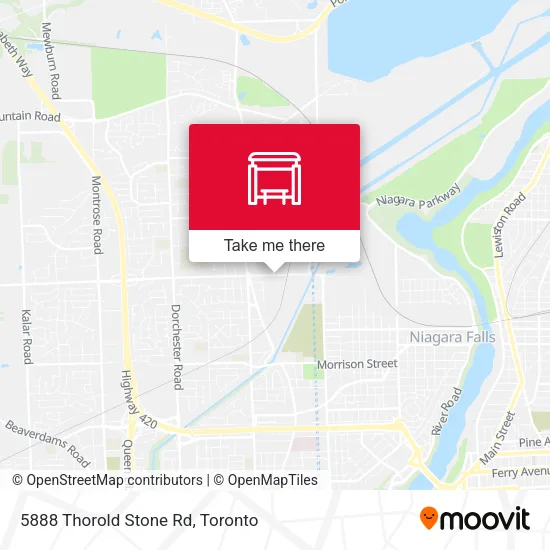 5888 Thorold Stone Rd map