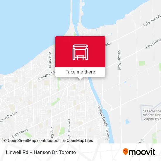 Linwell Rd + Hanson Dr map