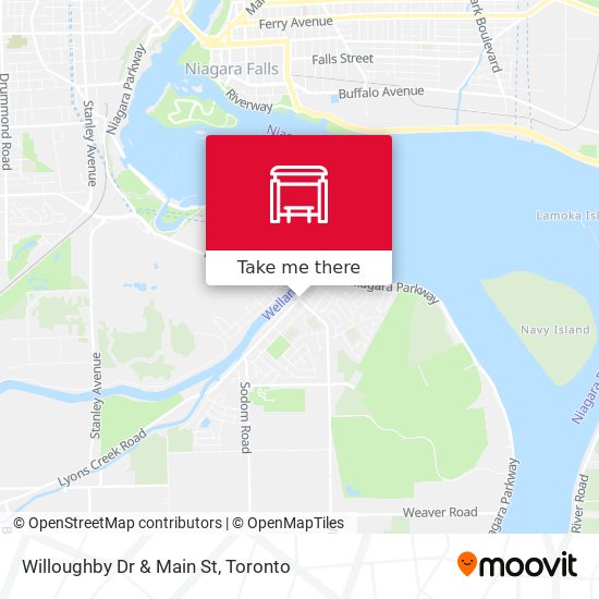 Willoughby Dr & Main St map