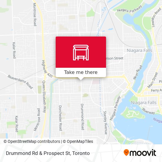 Drummond Rd & Prospect St map