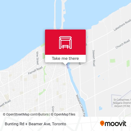 Bunting Rd + Beamer Ave map