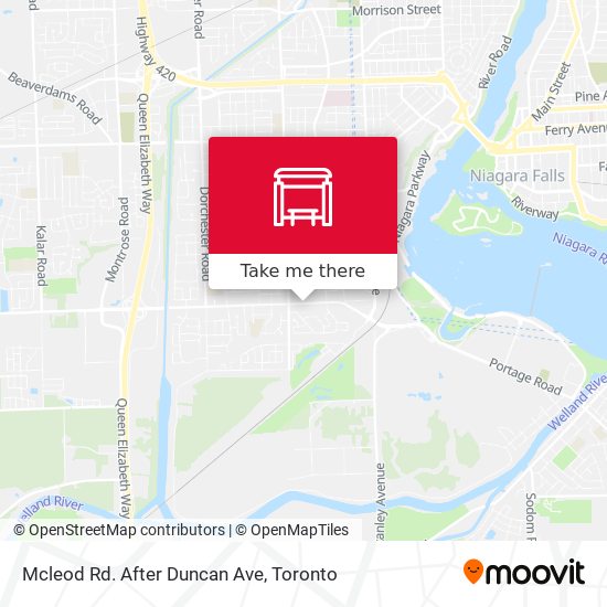 Mcleod Rd. After Duncan Ave map