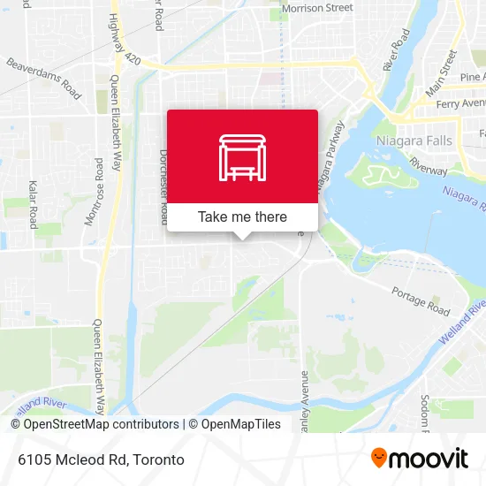 6105 Mcleod Rd map