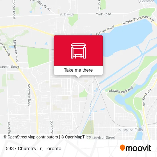 5937 Church's Ln map
