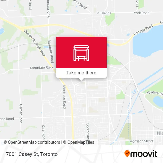 7001 Casey St map