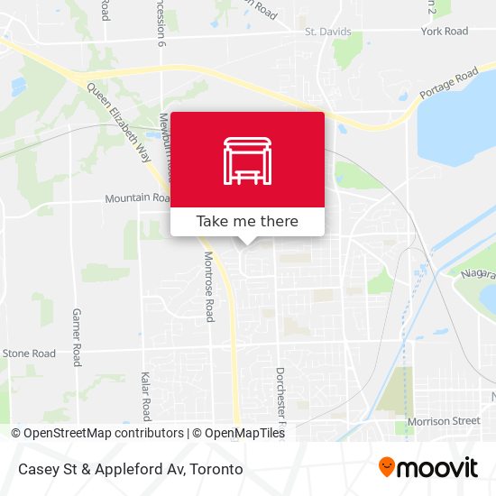 Casey St & Appleford Av map