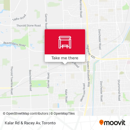 Kalar Rd & Racey Av map