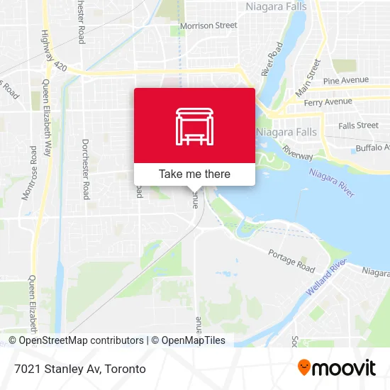 7021 Stanley Av map
