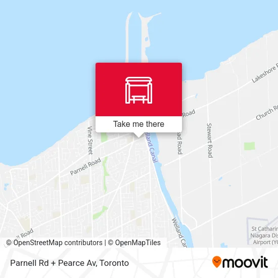 Parnell Rd + Pearce Av map