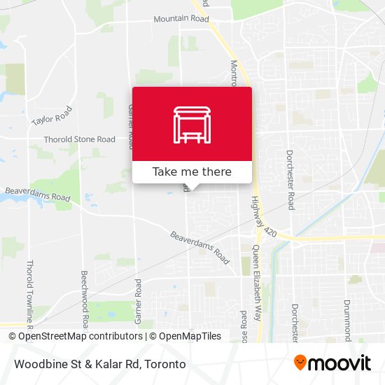 Woodbine St & Kalar Rd plan