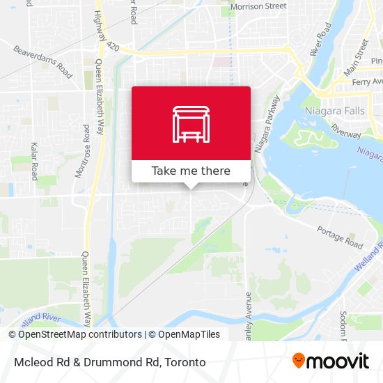 Mcleod Rd & Drummond Rd map