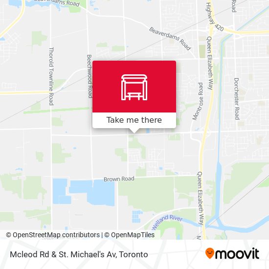 Mcleod Rd & St. Michael's Av plan
