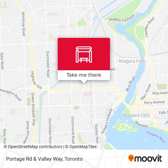 Portage Rd & Valley Way map