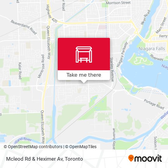 Mcleod Rd & Heximer Av map