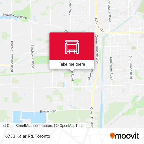 6733 Kalar Rd map