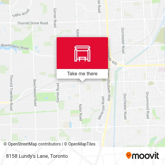 8158 Lundy's Lane map