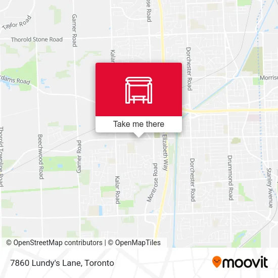 7860 Lundy's Lane map