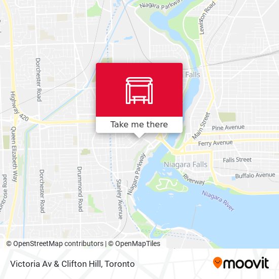 Victoria Av & Clifton Hill map