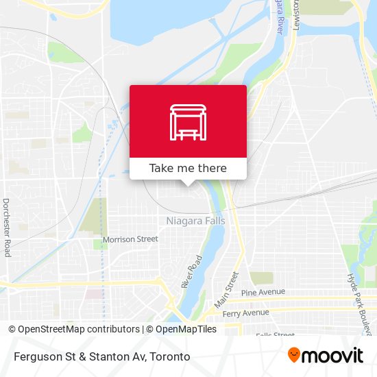 Ferguson St & Stanton Av map