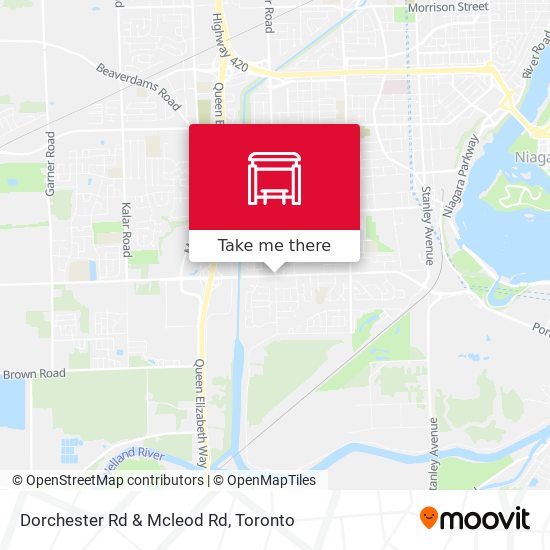 Dorchester Rd & Mcleod Rd map