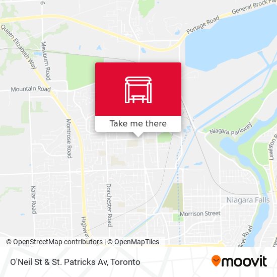 O'Neil St & St. Patricks Av map