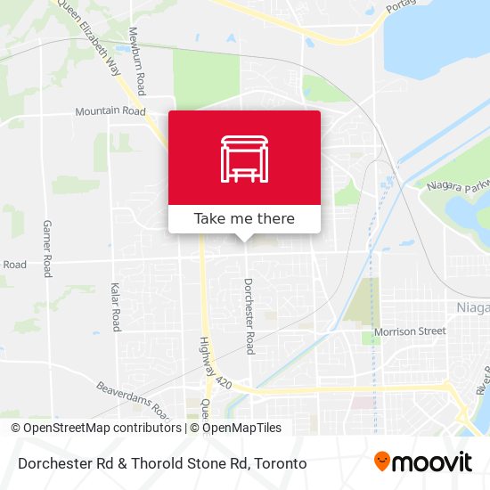 Dorchester Rd & Thorold Stone Rd map