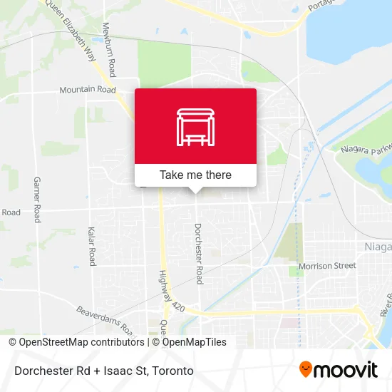 Dorchester Rd + Isaac St map