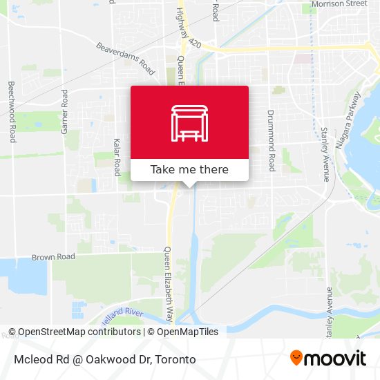 Mcleod Rd @ Oakwood Dr map