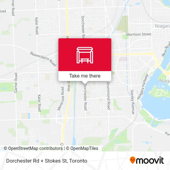 Dorchester Rd + Stokes St map
