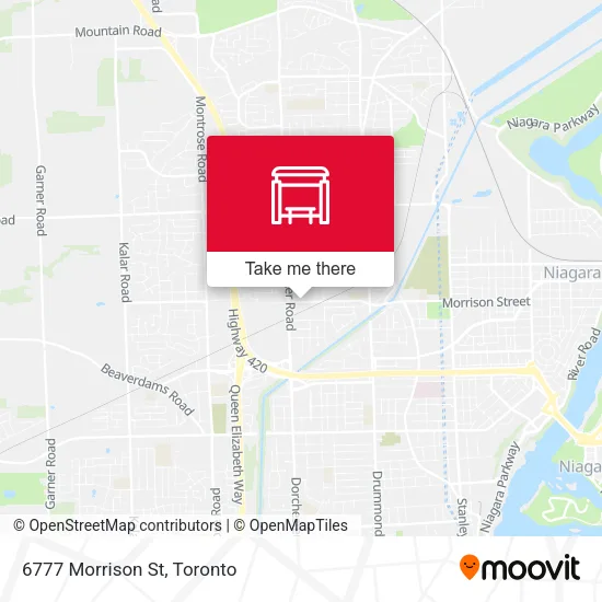 6777 Morrison St map