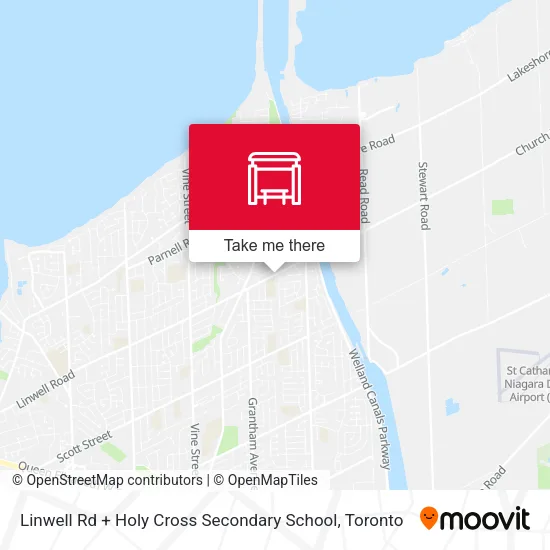 Linwell Rd + Holy Cross Secondary School map