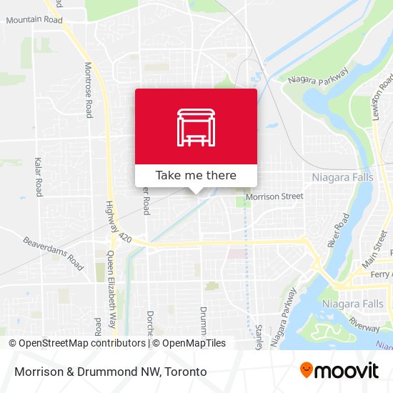 Morrison & Drummond NW map