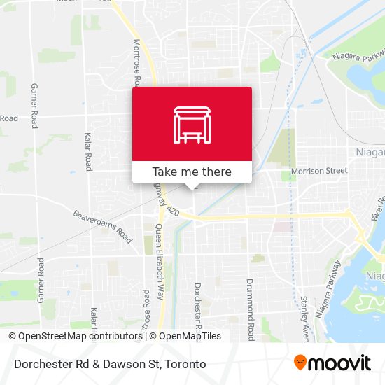 Dorchester Rd & Dawson St map