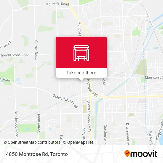 4850 Montrose Rd map