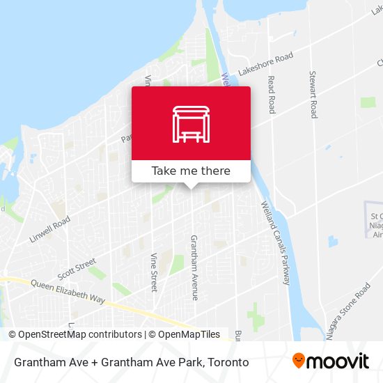 Grantham Ave + Grantham Ave Park map