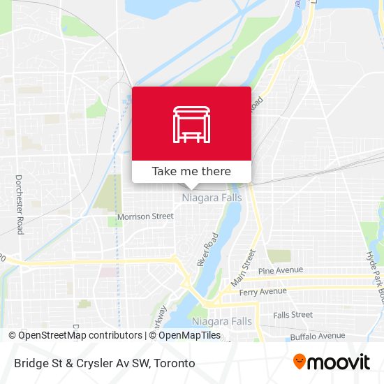 Bridge St & Crysler Av SW map
