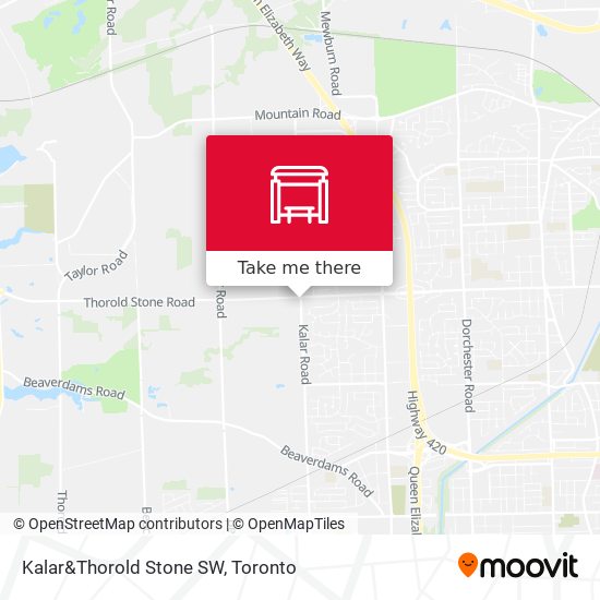 Kalar&Thorold Stone SW map