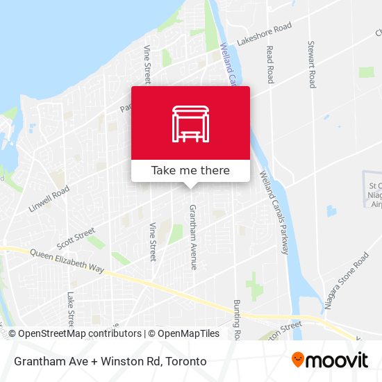 Grantham Ave + Winston Rd map