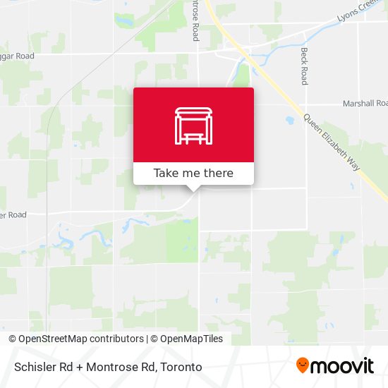 Schisler Rd + Montrose Rd map