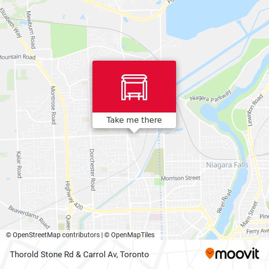 Thorold Stone Rd & Carrol Av plan
