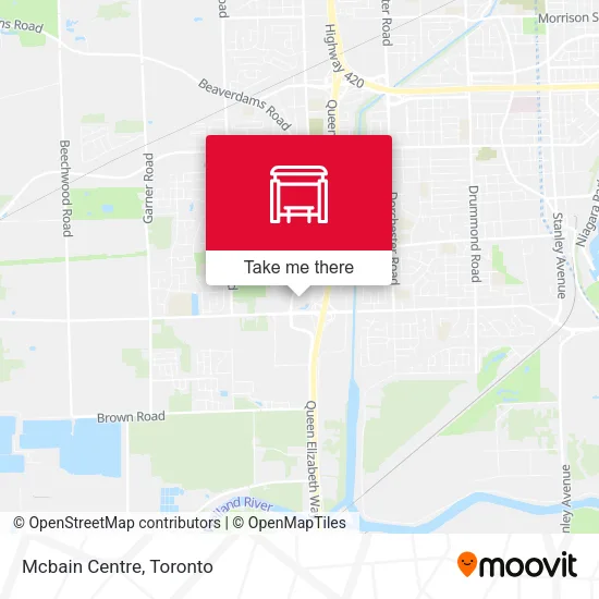 Mcbain Centre map