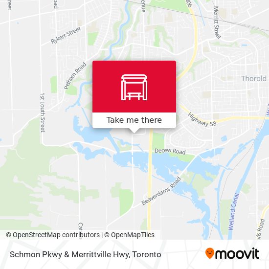 Schmon Pkwy & Merrittville Hwy map