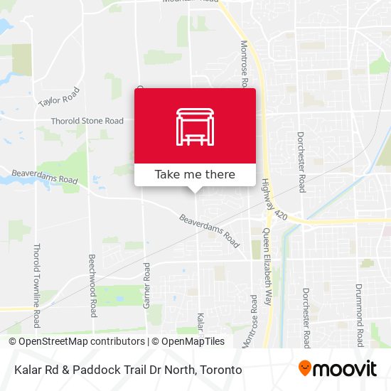 Kalar Rd & Paddock Trail Dr North map